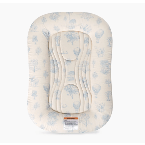 Infant Lounger Wave | Blue Toile