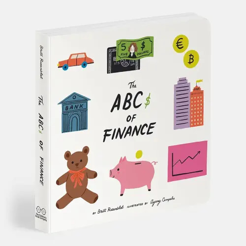 The ABCs of Finance Board book-Teach your Child the Art of Snack Negotiation, Playhouse Real Estate and Toy Lending-Children board books-(Board Books for Toddlers, Children’s board book,gifts)