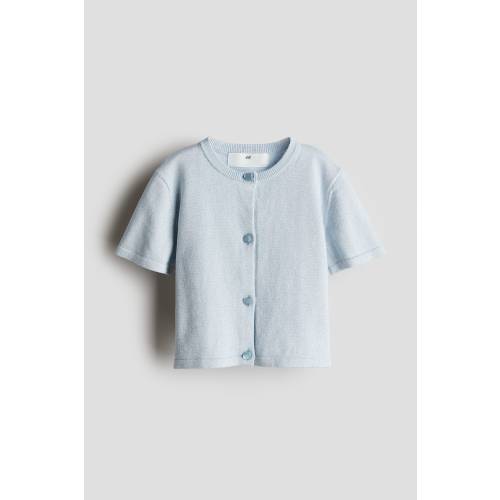 FINE-KNIT GLITTERY CARDIGAN