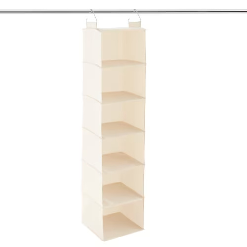 The Container Store 6-Compartment Hanging Closet Organizer