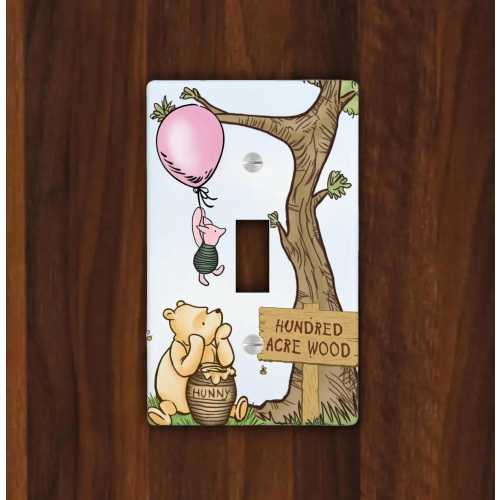 Classic Winnie the Pooh Light Switch Cover
