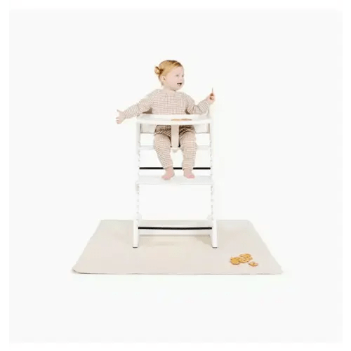 Brands We Love Ivory High Chair Mat by Janie and Jack