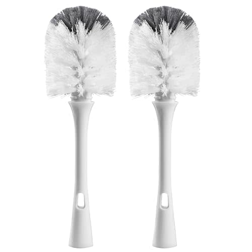 Bottle Brush Replacement Head for OXO Bottle Brush Tot Only, 2 Pack | Bottle Brush Refills, Dual Bristle Design for Baby Bottles, Water Bottles, Glasswares