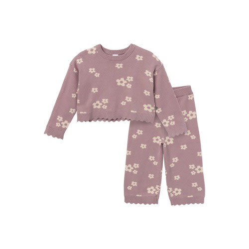 Scalloped Sweater & Pant Set, 18M