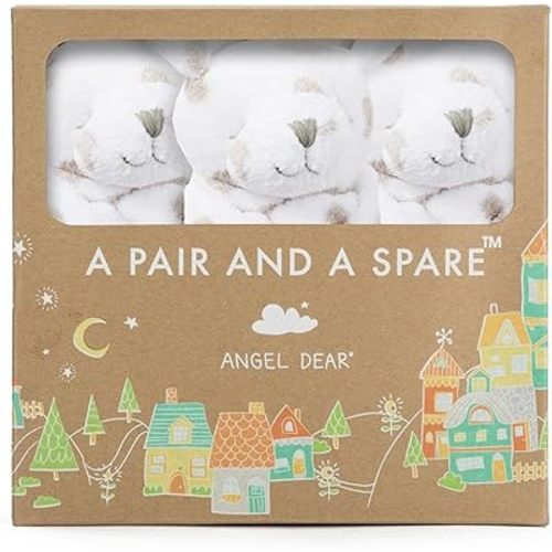 Angel Dear Pair and a Spare 3 Piece Blanket Set, Dalmatian