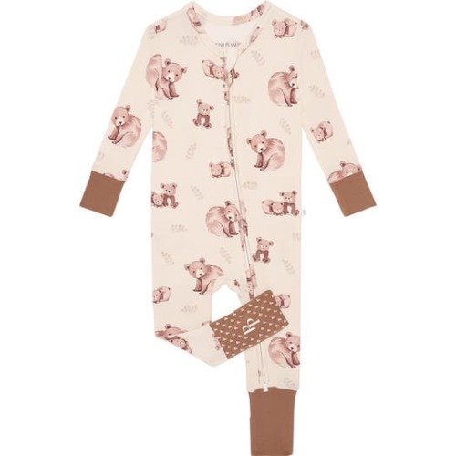 Bernard Fitted Convertible One-Piece Pajamas, 3-6M