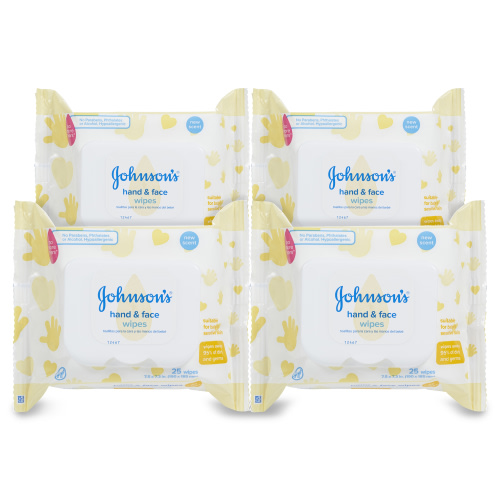 Johnson's Hand & Face Wipes