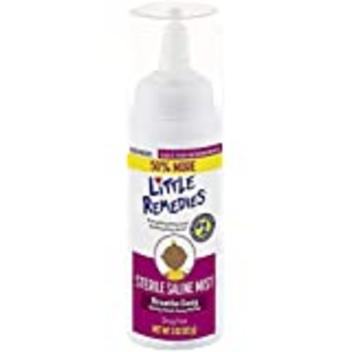 Amazon.com: Little Remedies Sterile Saline Nasal Mist | Safe for Newborns | 2 Fl Oz (Pack of 1) : Health & Household