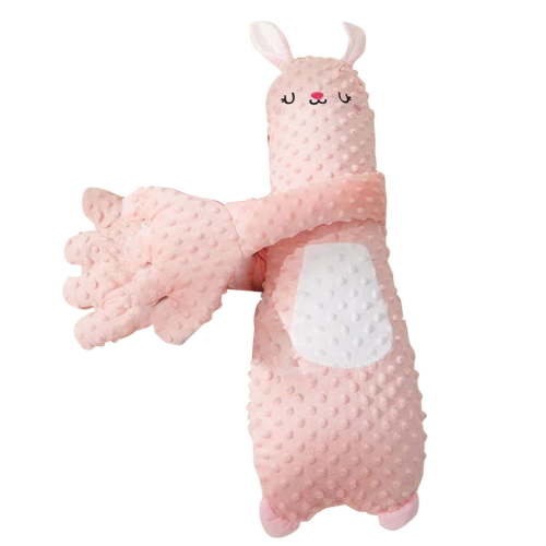 Baby Pat Pillow Soft Rhythmic Soothing Cushion Adjustable Comfort Design Support Pillow For And Toddlers ( Bunny)