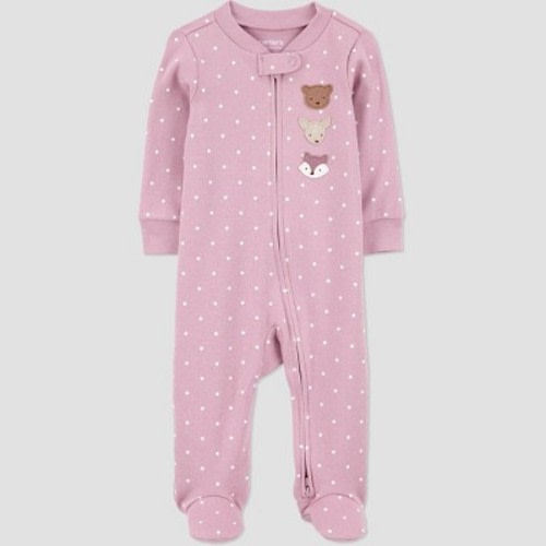 Carter's Just One You® Baby Girls' Forest Friends Sleep N' Play - Pink Newborn
