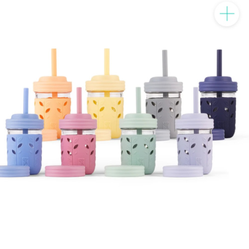Glass 8oz Mason Jar Drinking Tumblers + Food Storage
