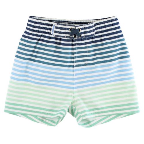 RuggedButts Boys Swim Trunks - Coastal Stripe, Size : 3-6 Months