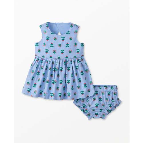 Baby Poplin Dress & Bloomers Set | Hanna Andersson