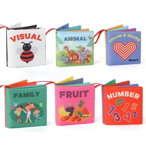 six piece set cognitive education picture - Temu