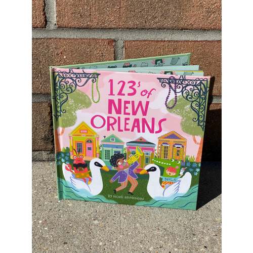 123's of New Orleans Hard Cover Book