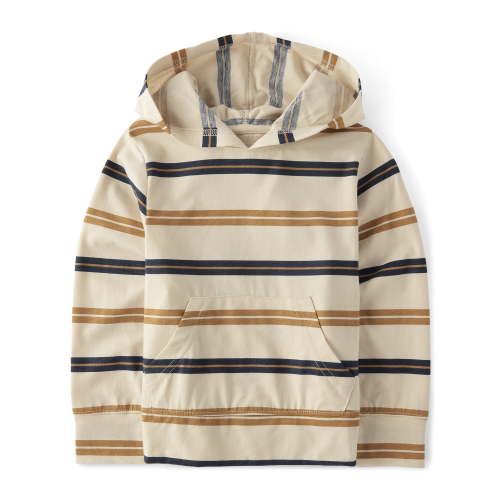 The Children's Place Baby & Toddler Boys Long Sleeve Striped Hoodie, Sizes 6M-5T