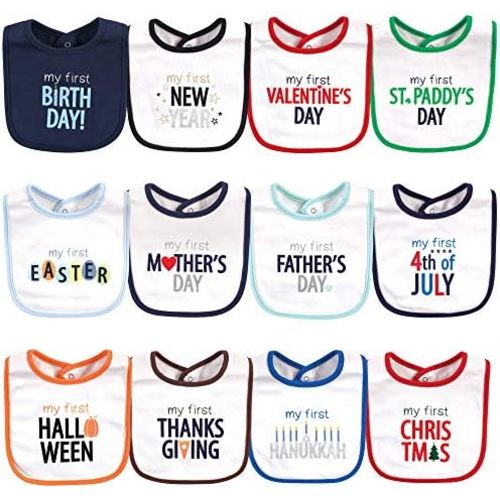 Hudson Baby Unisex BabyCotton Bibs