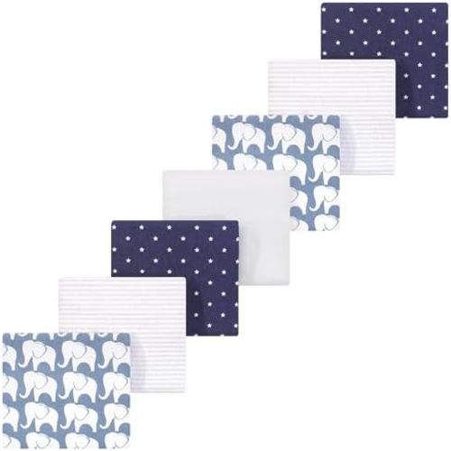 Luvable Friends Little Treasure Flannel Receiving Blankets 7pk