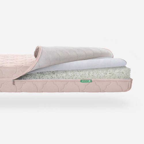 Crib Mattress - Standard / Pink