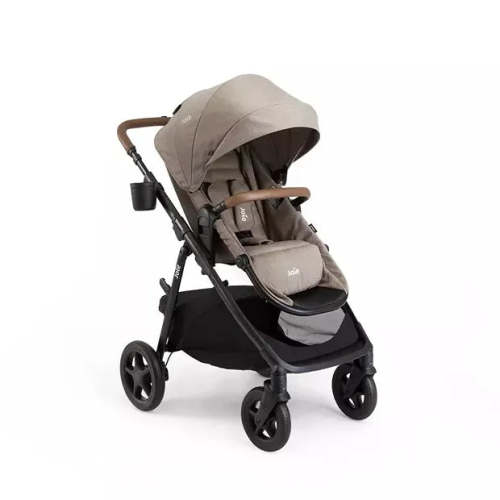Ginger Height Adjustable Pramette Full-Size Stroller - Mocha