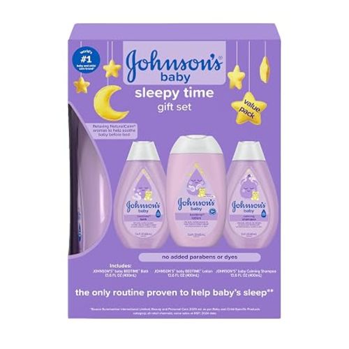 Johnson's Baby Sleepy Time Gift Set, 3 Items