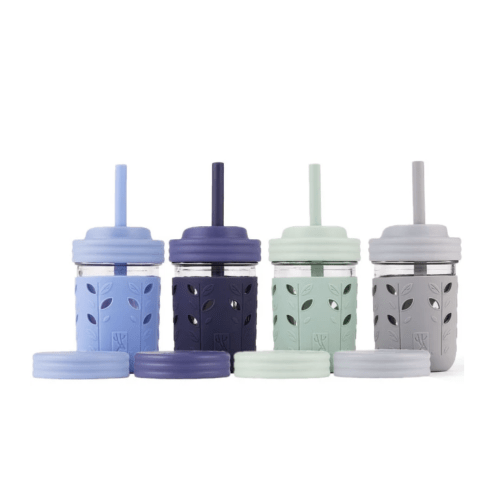 8oz Glass Mason Jar Drinking Tumblers + Food Storage