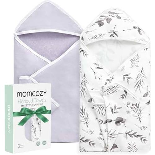 Amazon.com: Momcozy Baby Towels, Soft Absorbent Bath Towel for Newborn&Toddler, Leaves | Soft&Absorbent Bath Towel Set,Gentle on Baby's Skin,Unisex Baby Essential