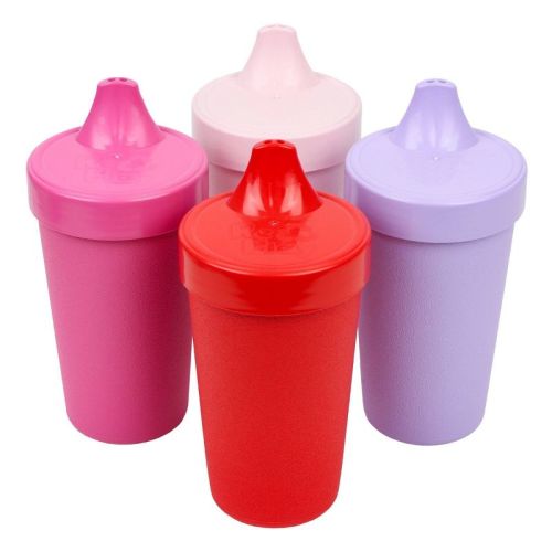Re-Play 10 fl oz No-Spill Sippy Valentine Cups - Red/Ice Pink - 4pk