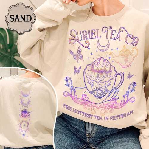 Suriel Tea Co Sweatshirt, Acotar Bookish Shirt, A Court Of Thorns And Roses Shirt, Suriel Tea Shirt, SJM Shirt, Sarah J Maas Merch