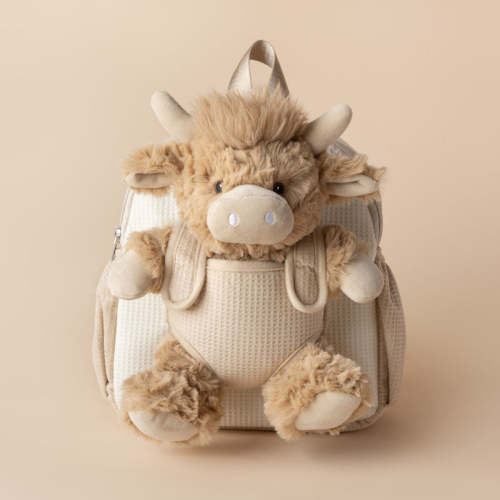 Moonkie Hug & Go™ Logan the Highland Cow