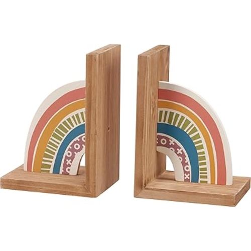 Primitives by Kathy Rainbow Decorative Bookends