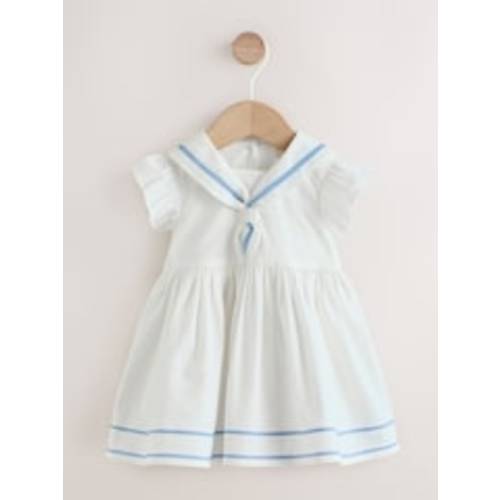 Buy White Woven Baby Dress (0mths-2yrs) from Next USA