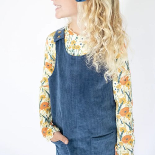 Parker Corduroy Jumper Set - Royal Harvest