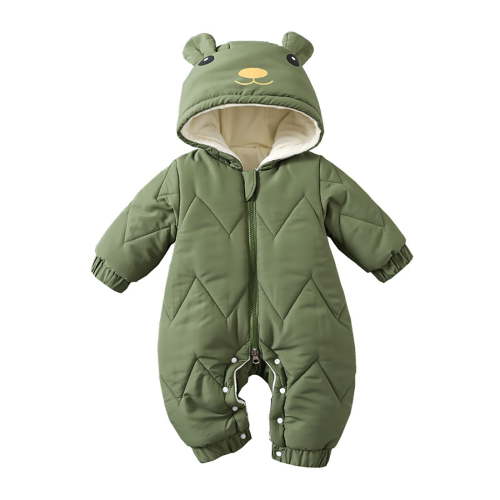 KTMKH Toddler Baby Snowsuit Jumpsuit Winter Bear Suit Winter Coat Warm Hooded Jumpsuit Boys Girls for Kids 0-3 Months