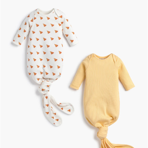2-Pack Knot It Gowns - Organic Baby Clothes - Monica + Andy