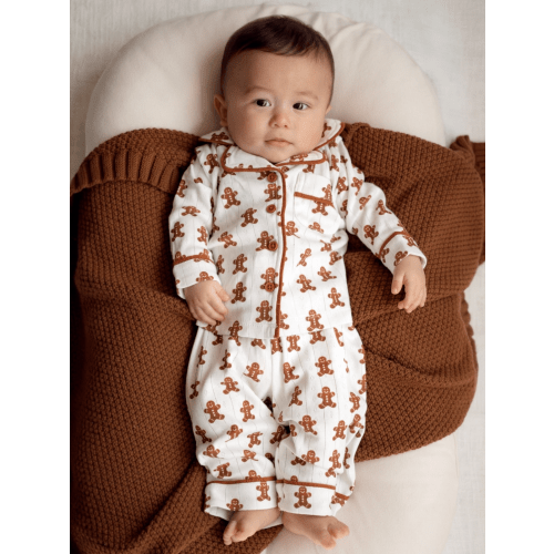 Gingerbread / Organic Pointelle Lounge Set – SpearmintLOVE