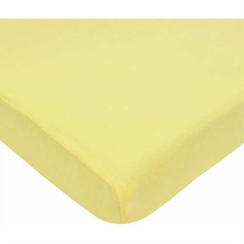 American Baby Company Supreme Fitted Crib Sheet 28" x 52", Enhanced Thickness for Soft, Breathable Neutral 100% Cotton Jersey Comfort, Maize, for Boys and Girls