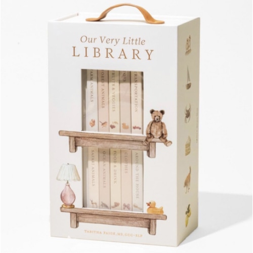 Our Very Little Library Board Book Set: A Foundational Language Vocabulary Board Book Set for Babies (Tabitha Paige Children's Book Series)