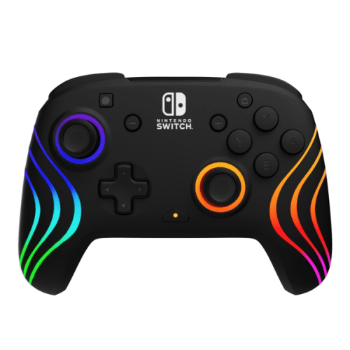 PDP Switch Afterglow Wave Wireless Plus Controller Black - Nintendo Switch