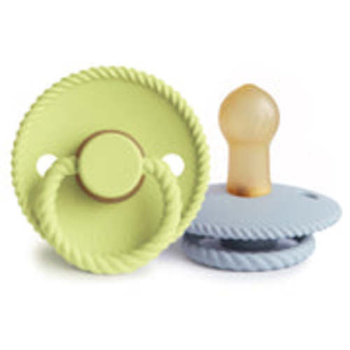 FRIGG Rope Natural Rubber Pacifier 2-Pack – Mushie