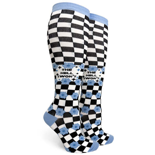 The Hell I Won't Womens 15-20 mmHg Compression Socks