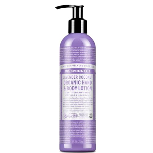 Dr. Bronner's & Sun Dog's Magic Body Care Organic Lotions Lavender Coconut 8 fl. oz.