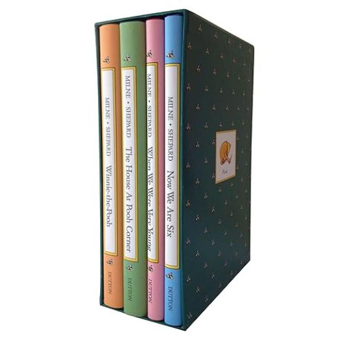 Pooh's Library: Winnie-The-Pooh, The House At Pooh Corner, When We Were Very Young, Now We Are Six (Pooh Original Edition)
