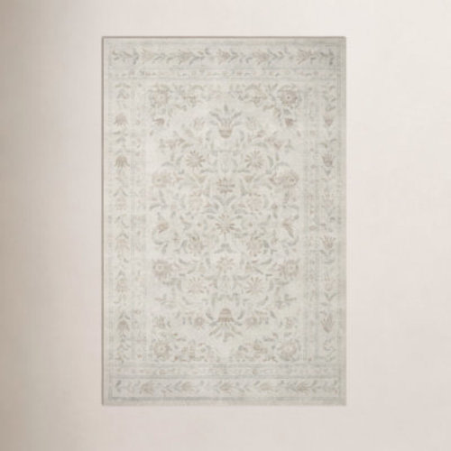 Rifle Paper Co. x Loloi Courtyard Yellow / Multi Area Rug feat. CloudPile & Reviews | Wayfair