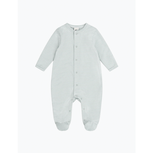 Baby Sleepsuit in Sea Breeze Stripe