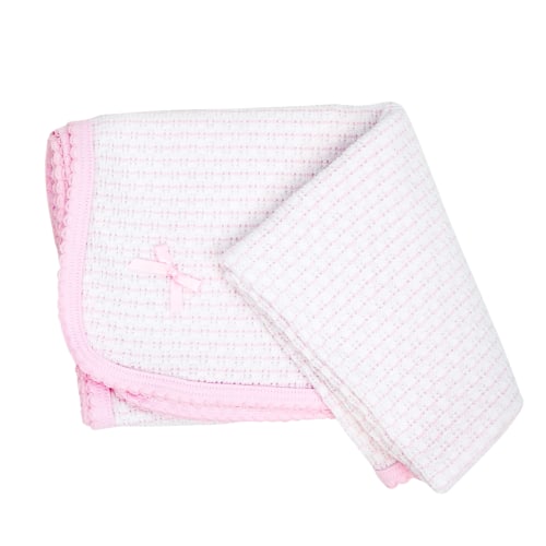 Pinstripe Blanket with Pima Binding