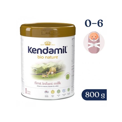 Kendamil Organic Infant Formula Stage 1 - Whole Milk, 800g | Palm Oil-Free Single pack