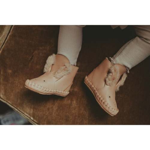 Kapi Exclusive Lining & Winter Bunny Leather Boots, Light Rust - Donsje Amsterdam | Maisonette