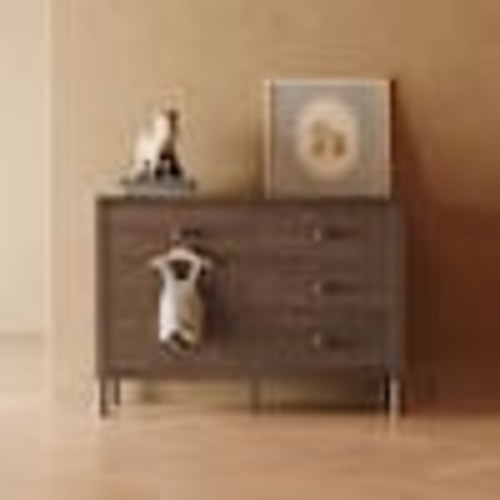 Storkcraft Rio Hazelnut 6-Drawer 47.75 in. Wide Dresser 03786-208