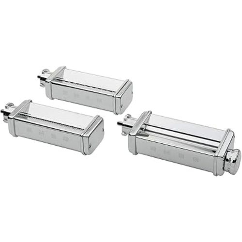 Smeg SMPC01 Pasta Roller & Cutter Set, Silver